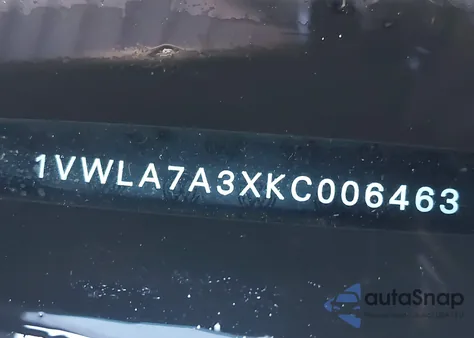 2019 Volkswagen Passat 2.0T Wolfsburg Edition from USA, damaged, VIN 1VWLA7A3XKC006463